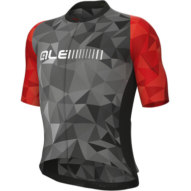 ALE VALLEY Short-Sleeved Jersey Grey/Red 2023 0